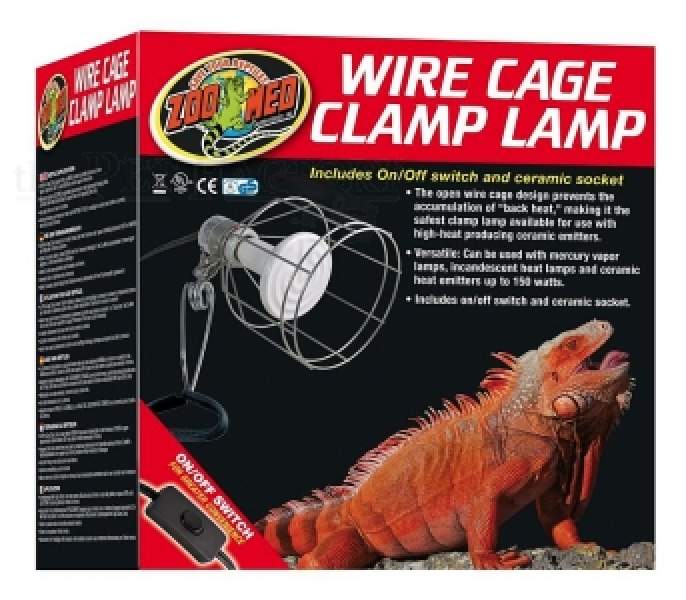 Wire Cage Clamp Lamp (max 150w)